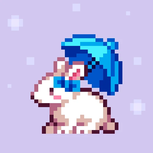 blue rabbit (puking rabbit & aoz)